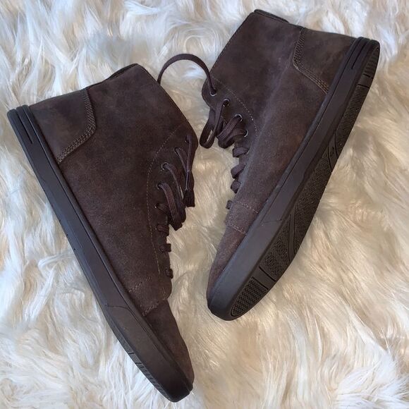 Men's UGG Australia Steiner Hi Top Boot Stout Suede Size 9.5 - Picture 3 of 10